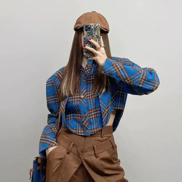 Royal Vintage Plaid Shirt