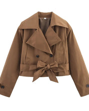 Cropped Trench Coat