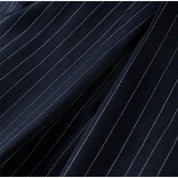 Pinstripe Pleated Wide Leg Pants