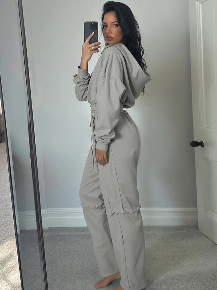 Sporty Tracksuit Set