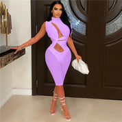 Mesh Patchwork Capri Jumpsuit