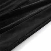 Black Velvet Sheer Maxi Dress