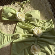 3D Floral Bikini Set