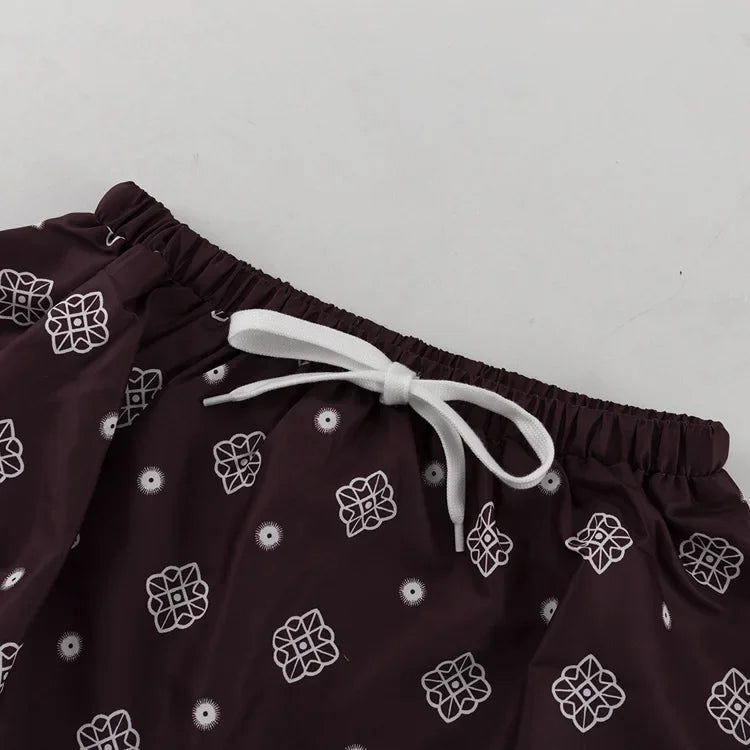 Vintage Bandana Skirt Set