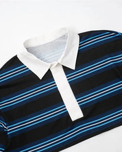 Navy Stripe Rugby Top