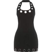 Silver Rings Mini Dress