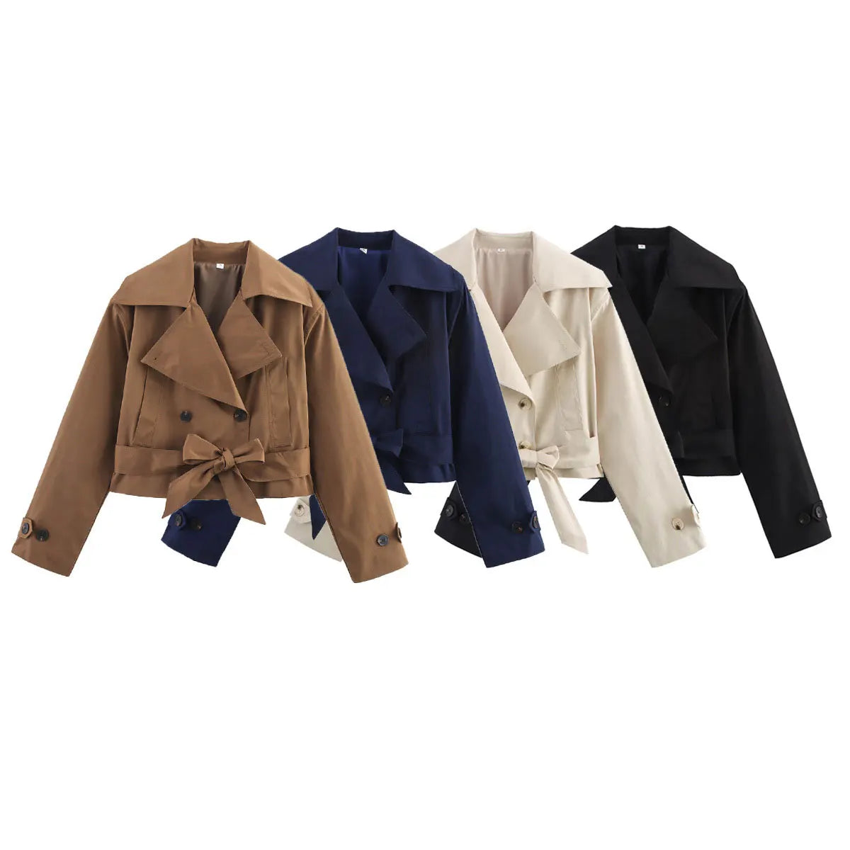 Cropped Trench Coat