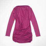 Rosy Deep V Mini Dress