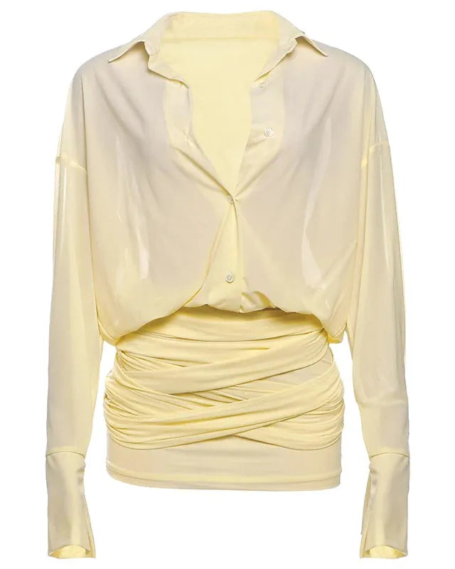 Lemon Drop Mini Dress