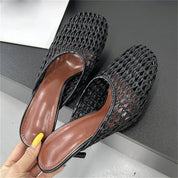 Weave Slip In Mules
