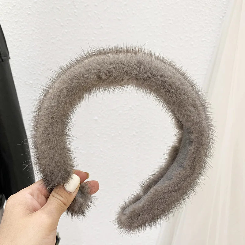 Luxury Mink Fur Headband