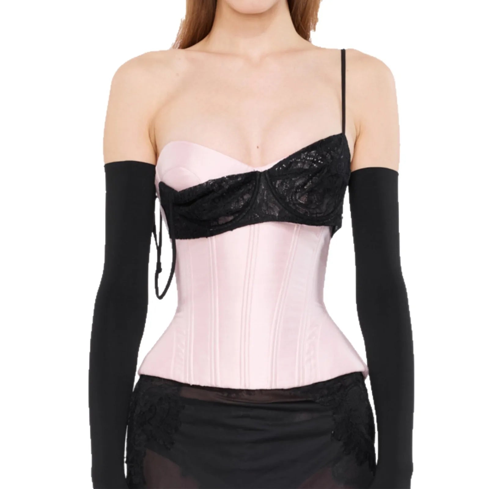 Layered Lace Corset Top