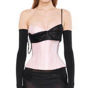 Layered Lace Corset Top