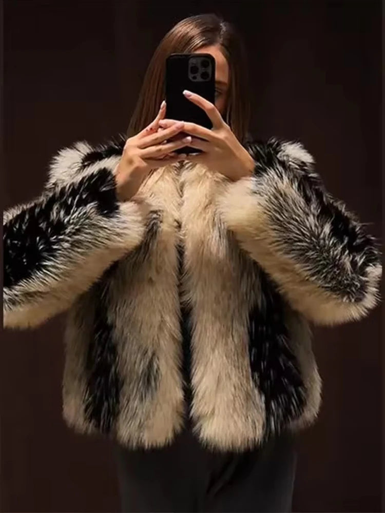 Chic Faux Fur Jacket