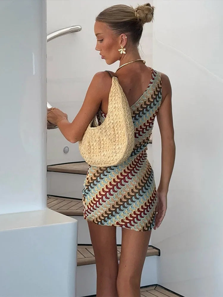 Mimi One Shoulder Mini Dress