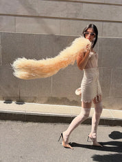 Lace Bandage Mini Skirt