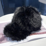 Faux Fur Baseball Cap