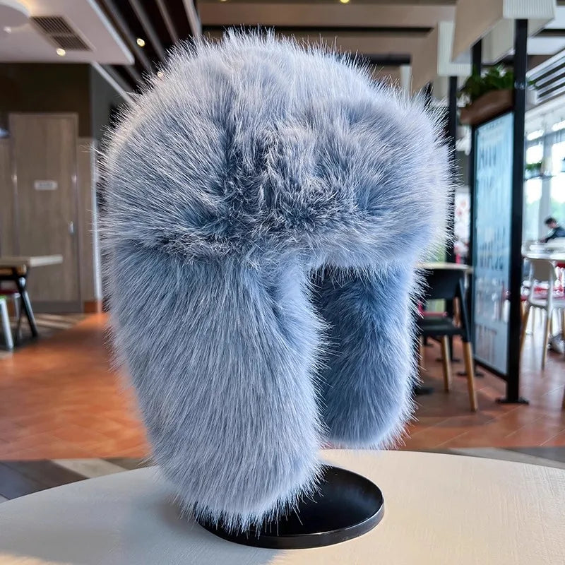 Faux Fur Bomber Hat