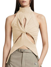Cut Out Knitted Top