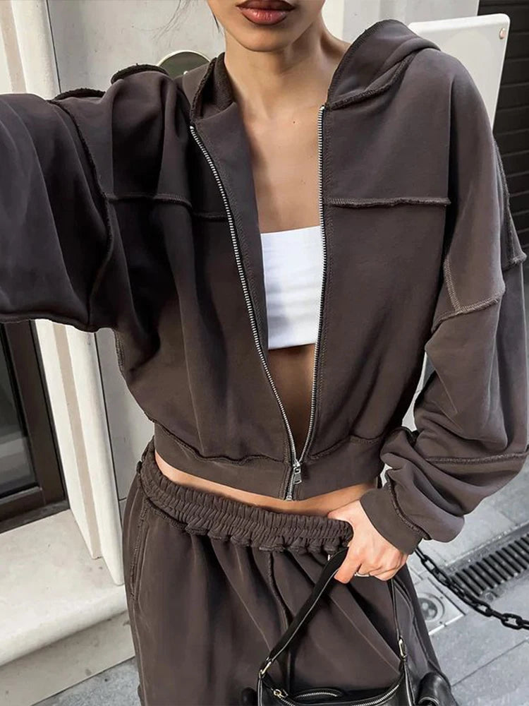 Sporty Tracksuit Set