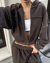 Sporty Tracksuit Set