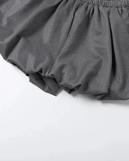 Pinstripe 2 Piece Skirt Set