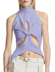 Cut Out Knitted Top