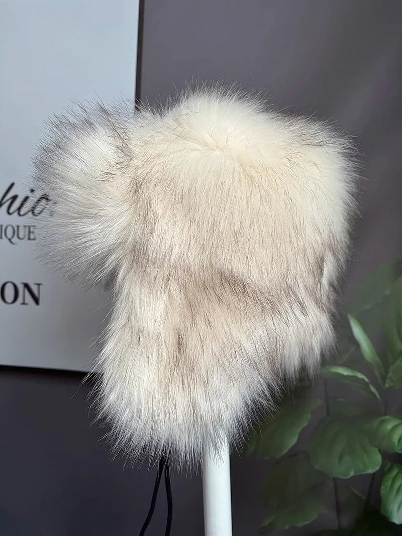 Faux Fur Bomber Hat