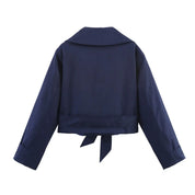 Cropped Trench Coat