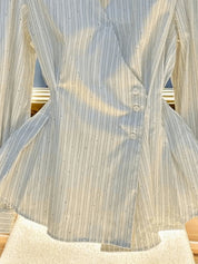 French Striped Long Sleeved Shirt
