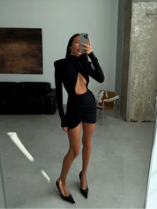 Cut Out Mini Dress