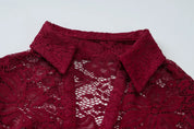 Lace Shorts Set