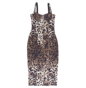 Leopard Print Maxi Dress