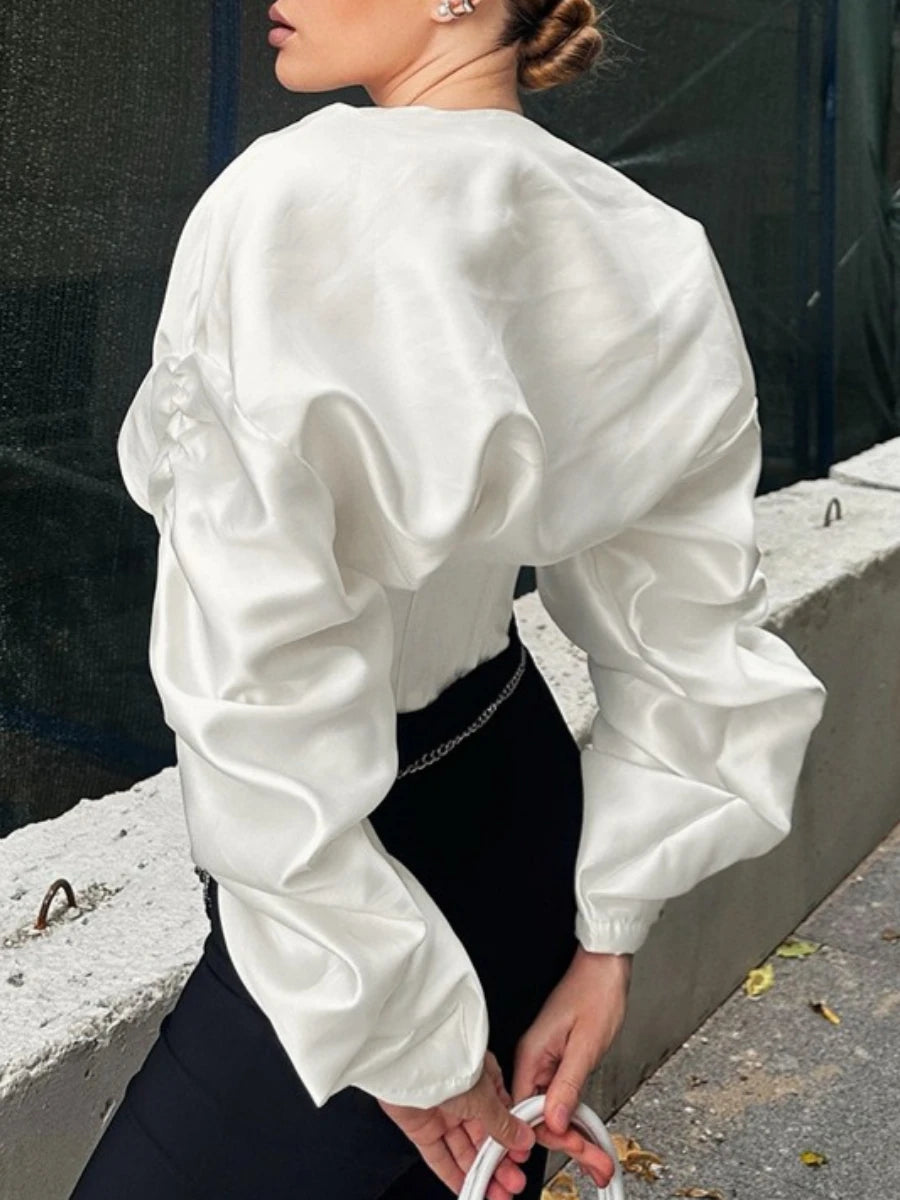 Angel Ruched Corset Top