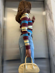 Knit Stripe Cardigan