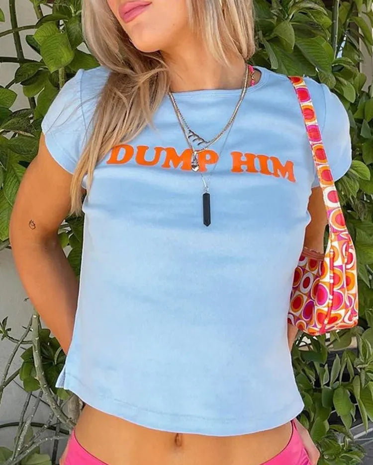 DUMP HIM Baby Tee