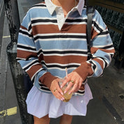 Vintage Stripe Rugby Top