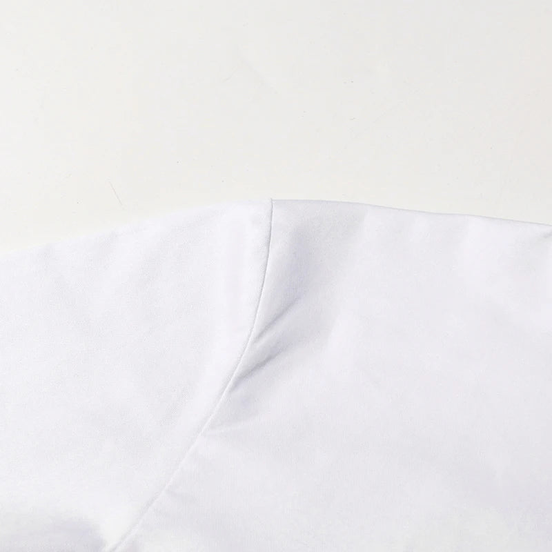 White Collar Crop Top