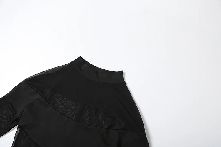 Panelled Mesh Bodysuit