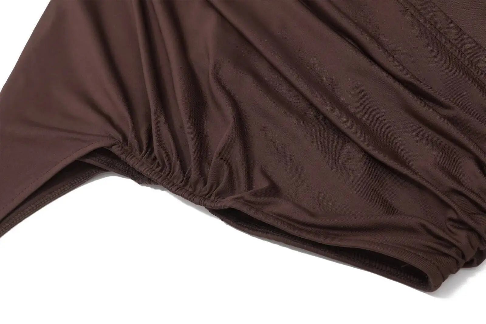 Chocolate Mini Button Down Dress