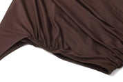 Chocolate Mini Button Down Dress