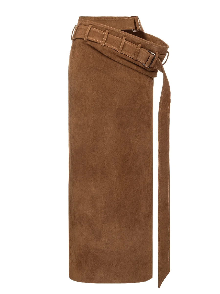 Coco Suede Cut Out Skirt