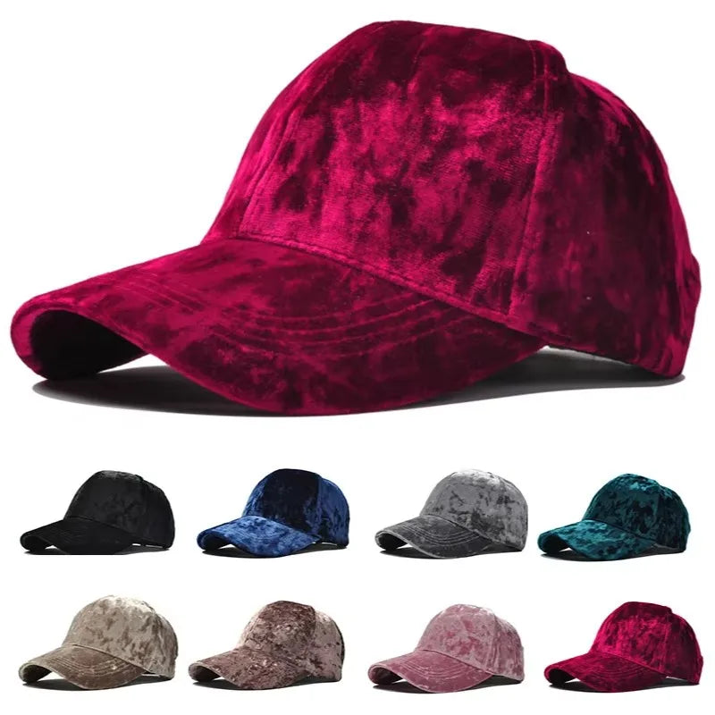 Velvet Baseball Cap