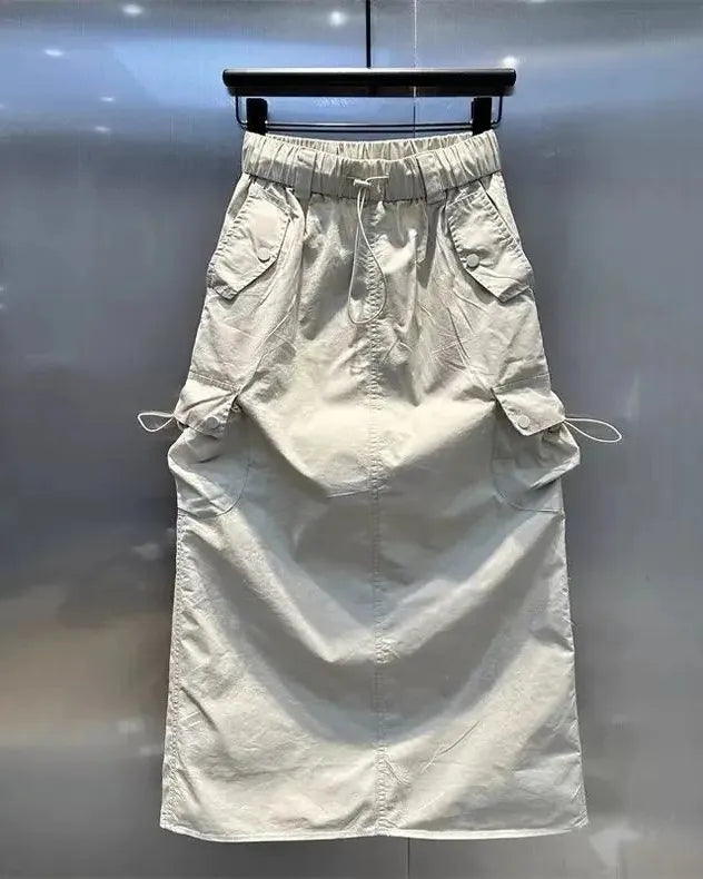Swish Cargo Maxi Skirt