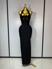 Halter Neck Bandage Dress