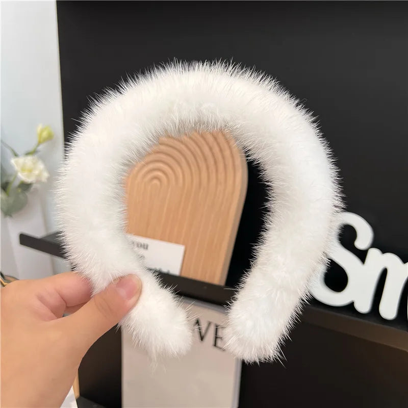 Luxury Mink Fur Headband