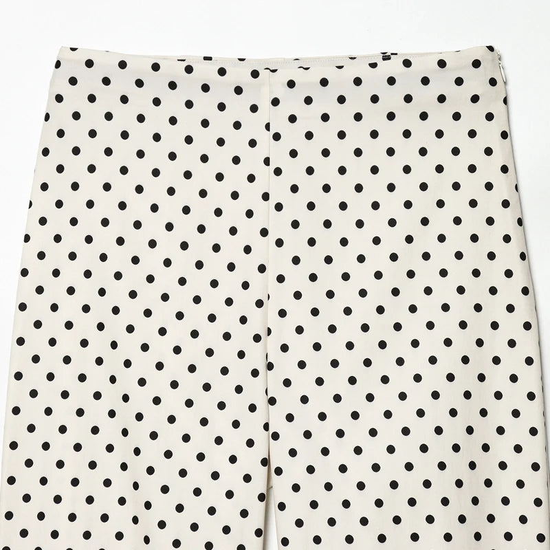 Polka Dot Capri Pants