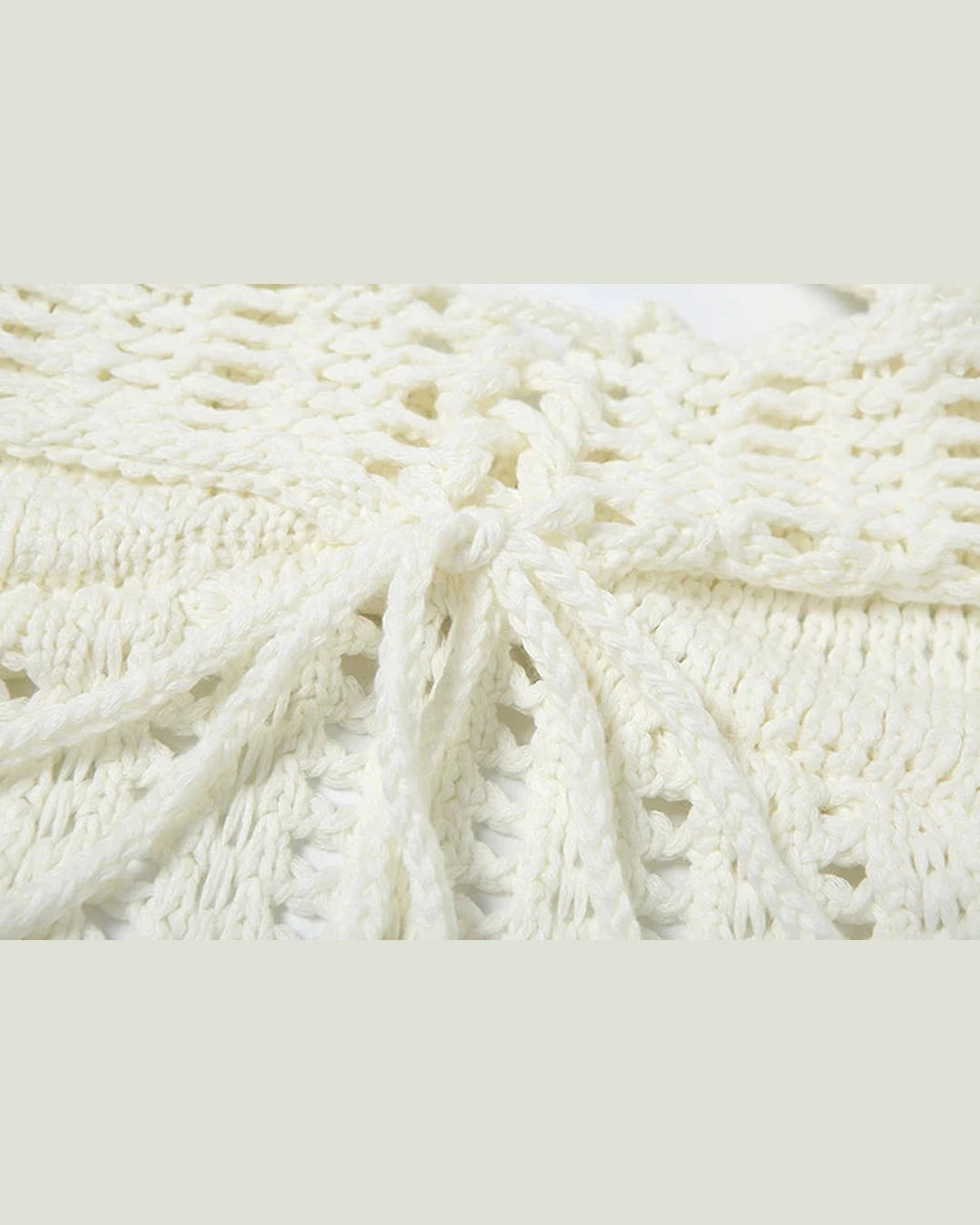 2 Piece Knit Corset Set