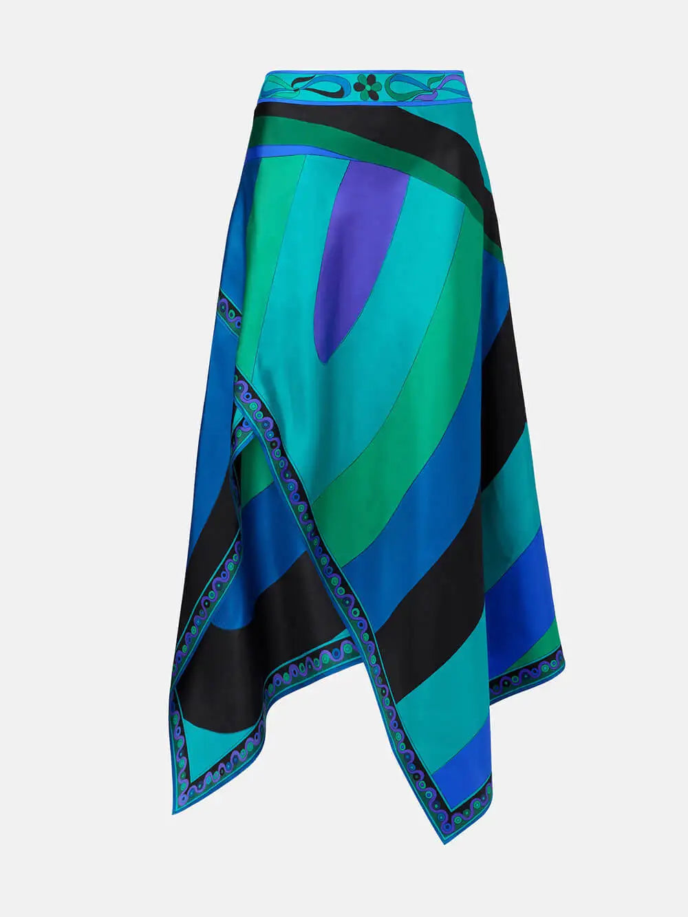 Blue Calypso Skirt Set