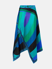 Blue Calypso Skirt Set
